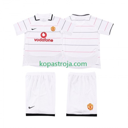 Billiga Fotbollströjor Manchester United 2003 2006 Retro Barn Tredje tröja Kortärmad